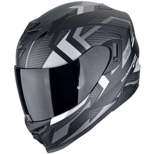 Scorpion kaciga Exo-520 evo air sensus matt black-silver Slike