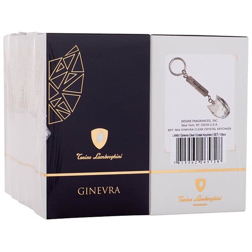 Lamborghini Ginevra Crystal Keychain Set privjesak za ključeve 10 kom nijansa Clear unisex Cijene