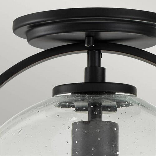 Elstead Lighting Quintiesse QN-SOMERSET-F-C-BK - Plafonska svetiljka SOMERSET 1xE27/60W/230V crna Slike