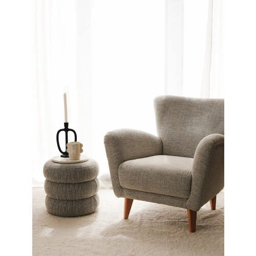 Atelier Del Sofa teddy - grey grey wing chair Slike