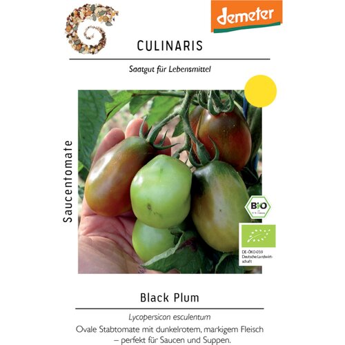 Culinaris Bio paradižnik za omake "Black Plum" - 15 zrn. Cene