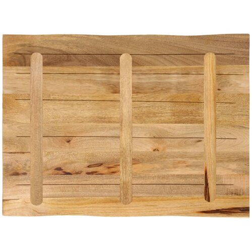 Stolna ploča sa živi rub 90x60x2,5 cm masivno grubo drvo manga Slike