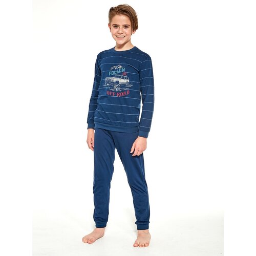 Cornette Pyjamas Kids Boy 478/124 Follow Me length/r 86-128 navy blue Slike