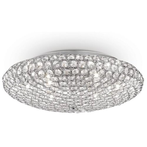 Ideal lux - led kristalna stropna svetiljka king 9xG9/3W/230V prečnik 53,5 cm hrom Slike