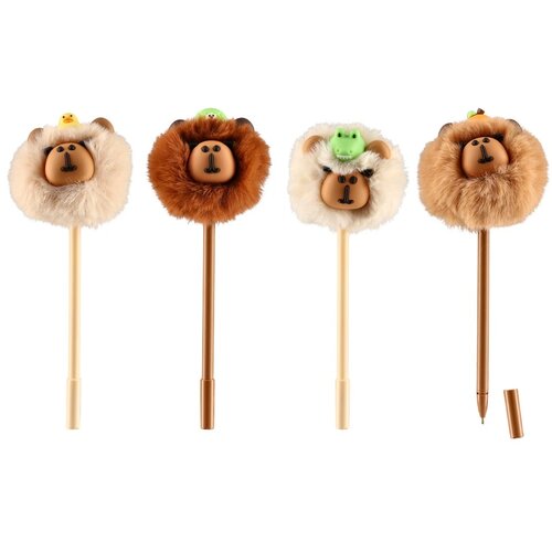 Sazio Neo Pom-pom, hemijske olovke sa dekoracijom, capybara, miks Cene