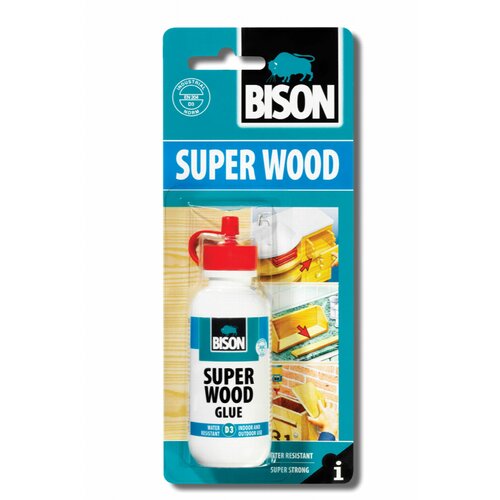 Bison super wood glue D3 75 gr 390260 Cene