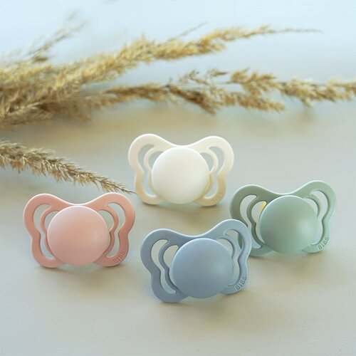 Bibs Couture Natural Rubber Size 1: 0+ months duda Ivory / Sage 2 kom Slike
