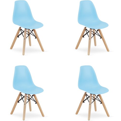 Brandless Stol ZUBI - moder x 4, (22044541) Cene