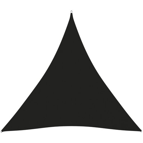 vidaXL Senčno jadro oksford blago trikotno 3,6x3,6x3,6 m črno, (20729377) Cene