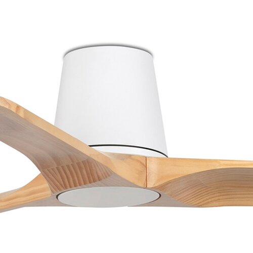Faro 33836 - Plafonski ventilator HEYWOOD TUB S, borovina/bela, prečnik 90 cm + daljinski upravljač Slike