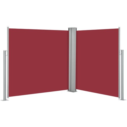 vidaXL uvlačiva bočna tenda 120 x 600 cm crvena Cene