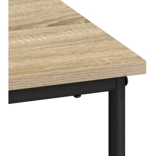  Stol s pohranom Hrast sonoma 100 x 50 x 75 cm Slike