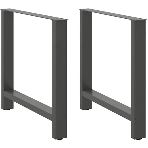 VidaXL Noge stolića za kavu 2 kom antracit 80x(72-73) cm čelik Slike