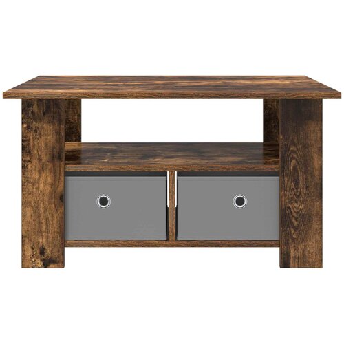  Kava Stol Dimljeni hrast 77 x 55 x 42 cm Konstruirano drvo Slike