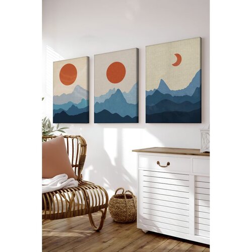 WALLXPERT 3Cnvs7 - Vi&scaron;enamensko Dekorativno Platno (3 Komada) 40 x 60 cm Cene