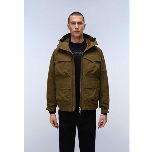 Napapijri a-rivalto cot dark olive g3a Slike