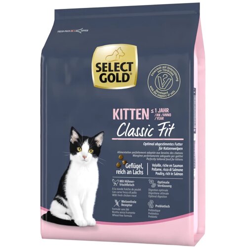 Select Gold Cat Classic Fit Kitten perad s lososom 300 g Cijene