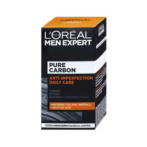 L´Oréal Paris men Expert Pure Carbon Anti-Imperfection Daily Care hidratantna krema za problematičnu kožu 50 ml za muškarce