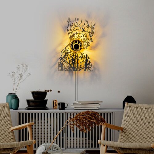 Opviq tree man V2 black wall lamp Cene
