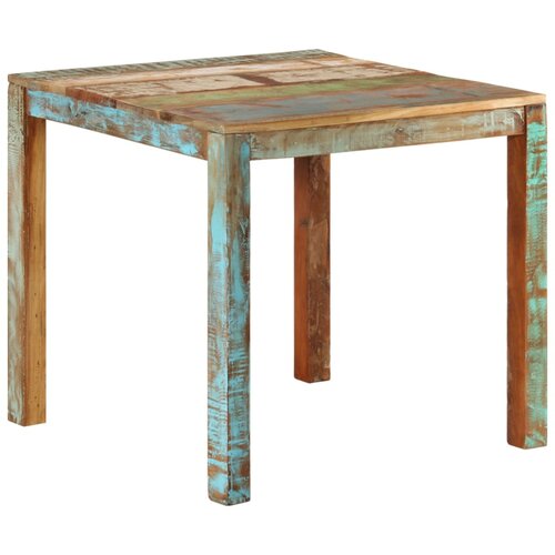 VidaXL Jedilna miza 82x80x76 cm trden predelan les Slike