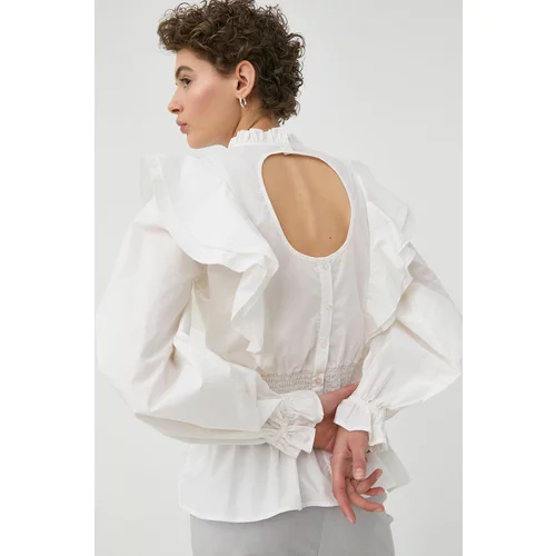 Bruuns Bazaar Pamučna bluza za žene, boja: bijela
