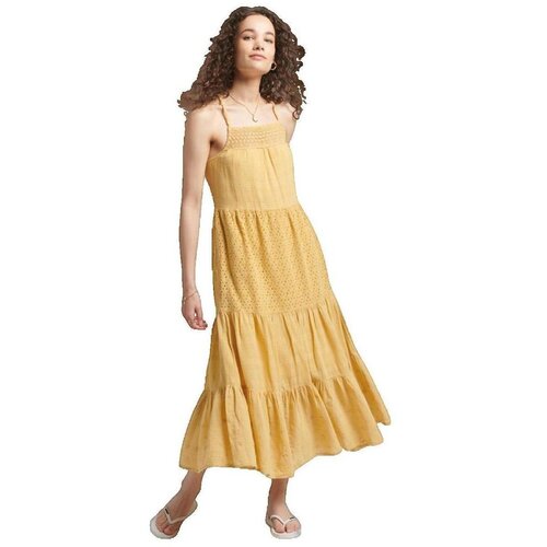 Superdry Obleke Long Camisole For Vintage Rumena Cene
