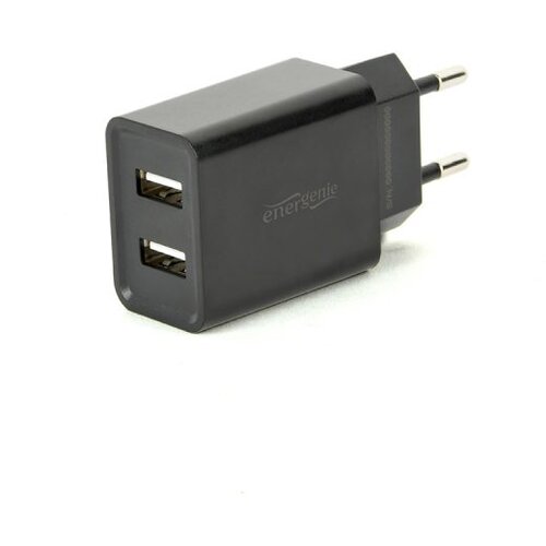 Gembird USB punjač 2 porta 2,1A, black, EG-U2C2A-03-BK Slike