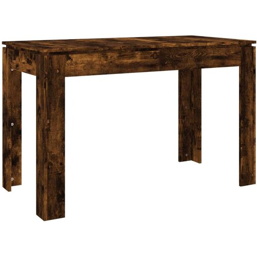 vidaXL jedilna miza dimljeni hrast 120x60x76 cm konstruiran les Cene