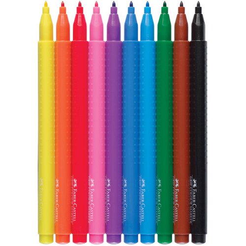 &amp;scaron;kolski 10boja grip faber castell 155310 blister Slike