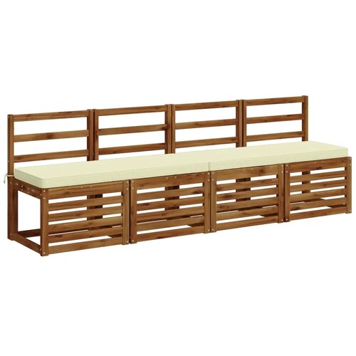  Jastučići za klupe - 2 dijela VUGHT 2 kom. 100% poliester Krem - Krem (poliester) 100 x 40 cm 2 Cijene