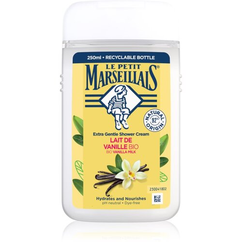 Le Petit Marseillais Vanilla Milk BIO kremasti gel za prhanje 250 ml Slike