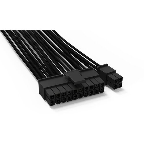 Be Quiet! Bodi tiho! CB-6620 MB Napajalni kabel (20+4 pini, 1 konektor, vsaka žica je na zalogi, 61 cm, črn) Cene