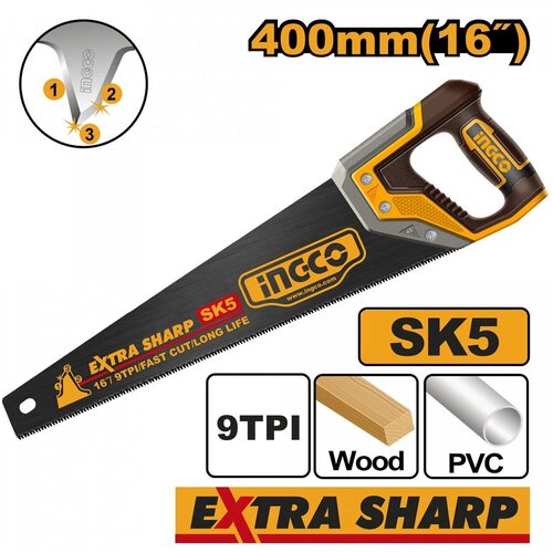 Ručna testera HHAS68400 400mm LONG LIFE SUPER INGCO Slike