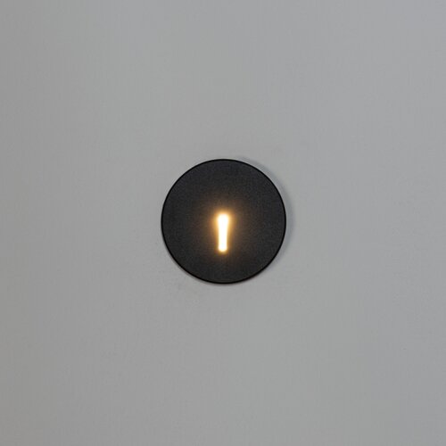 Kanlux 90796 - LED svetlo za stepeni&amp;scaron;te MAGNIK LED/1,7W/230V CCT crno okruglo Slike