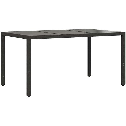 VidaXL 7-dijelni vrtni bistro set od poliratana s jastucima crni Slike