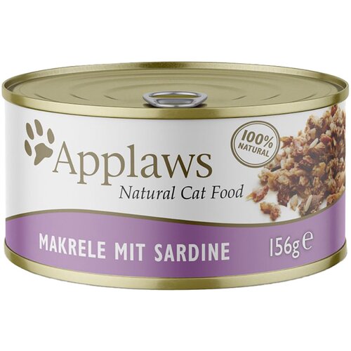 Applaws Ekonomično pakiranje u juhi 24 x 156 g - Sku&amp;scaron;a i sardine Slike