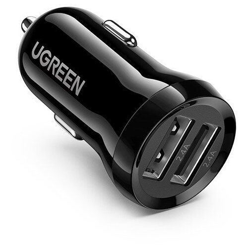 Ugreen Avtopolnilec 2x USB 24W 4.8A črn, (21580805) Slike