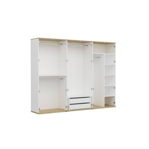 Hanah home Ormar Kale Line-4807, 270x206x52 cm, Bijela Slike