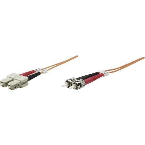Intellinet 470100 steklena vlakna optična vlakna priključni kabel [1x ST-vtič - 1x mo&amp;scaron;ki konektor SC] 50/125 &amp;micro; Multimode OM2 1.00 m, (20435276) Slike