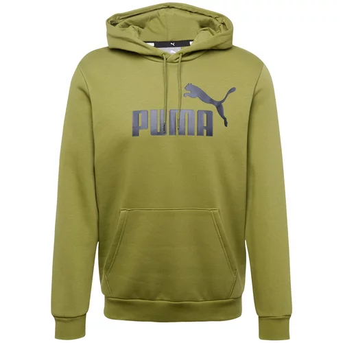 Puma Športna majica svetlo zelena / črna
