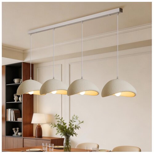Brilagi Luster na sajli WABI SABI 4xE27/60W/230V bela Slike