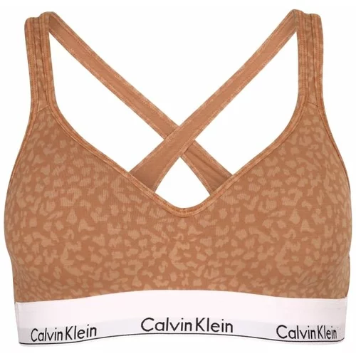 Calvin Klein BRALETTE LIFT Ženski sportski grudnjak, smeđa, veličina