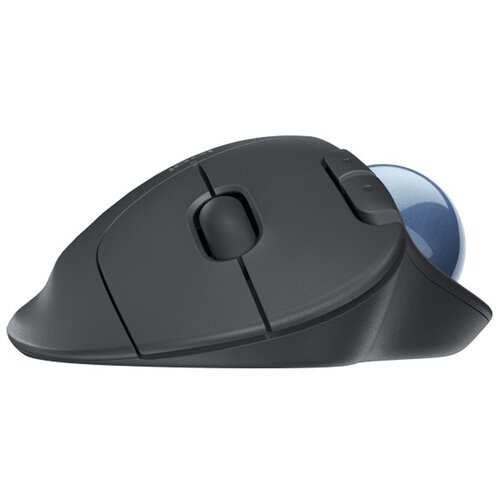 Logitech ergo M575s wireless trackball mouse, graphite blue ball Slike