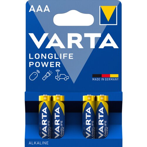 Varta longlife Power alkalna baterija LR03 4/1 Slike