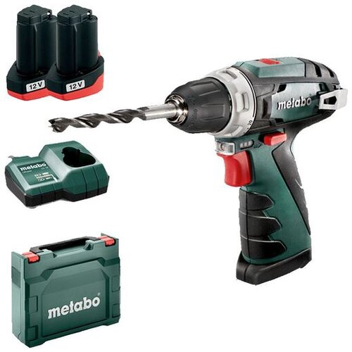 Metabo POWERMAXX BS BASIC 600984500 akumulatorska bušilica 12 V 2.0 Ah li-ion uklj. 2 akumulatora, uklj. punjač, uklj. kofer Cijene