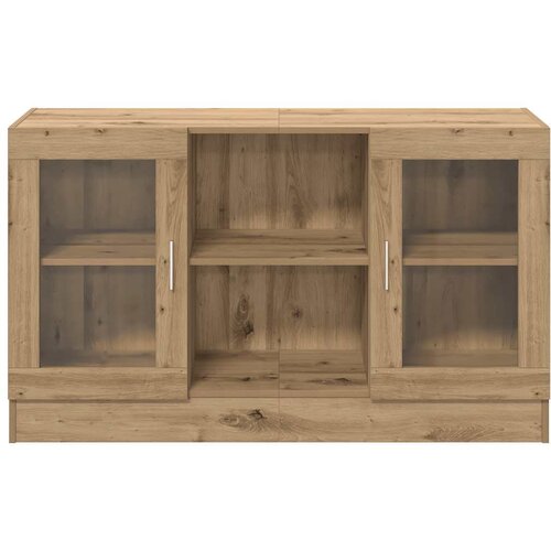  Komoda boja hrasta artisan 120x30,5x70 cm od konstruiranog drva Smeđa Slike