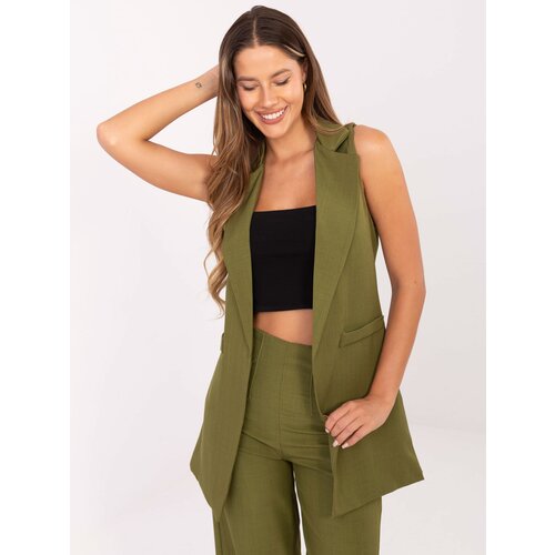 RUE PARIS Vest-IT-KZ-FL5069.84-olive Slike