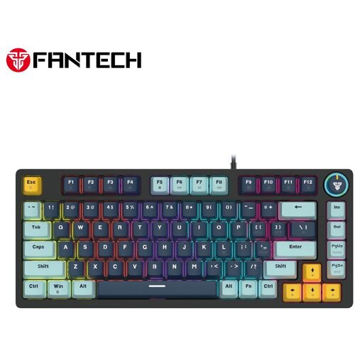 Fantech tastatura mehanička gaming  MK875V2 rgb atom 81 mizu navy (taro switch) Cene