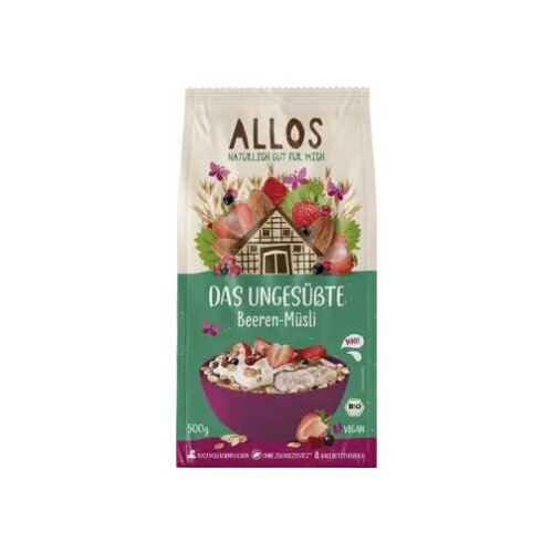 Allos Bio nesladkani muesli - jagodičevje Slike
