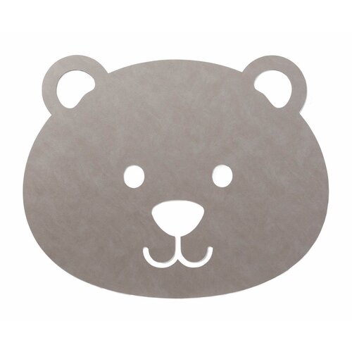 LIND DNA Sivo-bež ručno rađen dječji tepih od eko kože 73x92 cm Bear XXL Cloud – Cijene